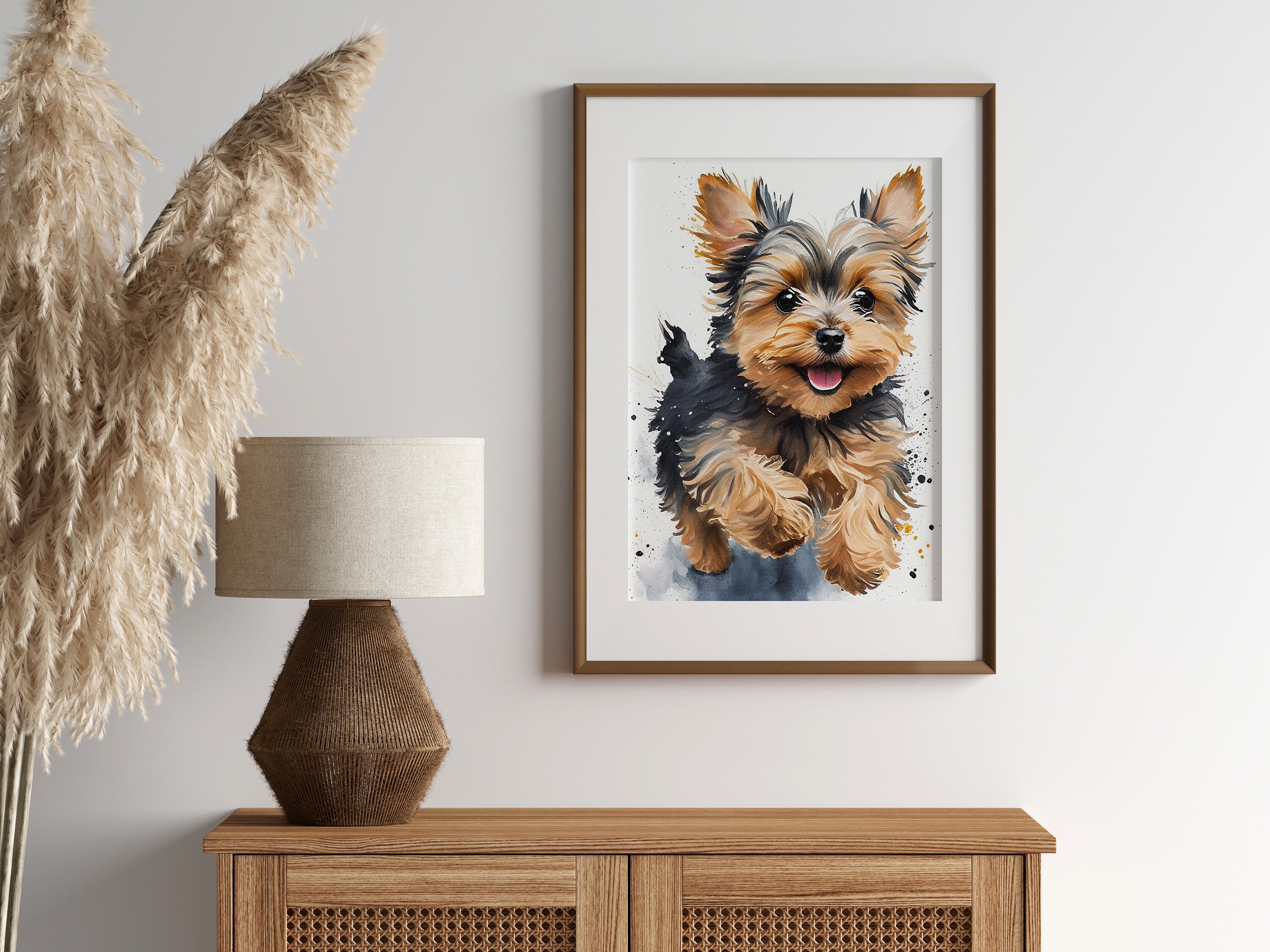 Yorkie Nursery Wall Art Yorkshire Terrier Gift Yorkie Mom Yorkie