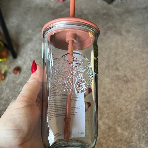 Starbucks Recycled Glass Tumbler Etsy
