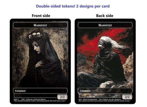 Custom Art Manifest Token for Zimone, Mystery Unraveler