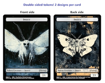 Custom Art Insect Token for Overlord of the Mistmoors Duskmourn