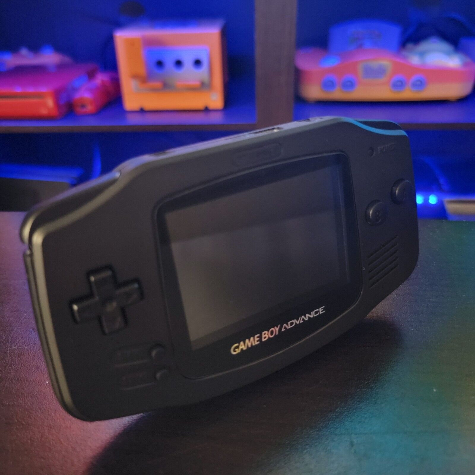 Black Game Boy Advance GBA Console With Ips V2 Backlight Etsy