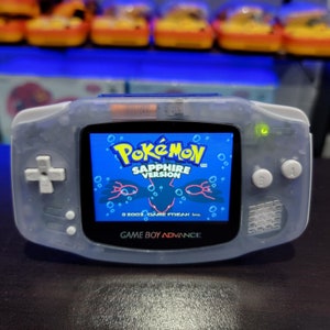 Glacial GameBoy Advance GBA Console with iPS V5 Backlight Backlit LCD MOD
