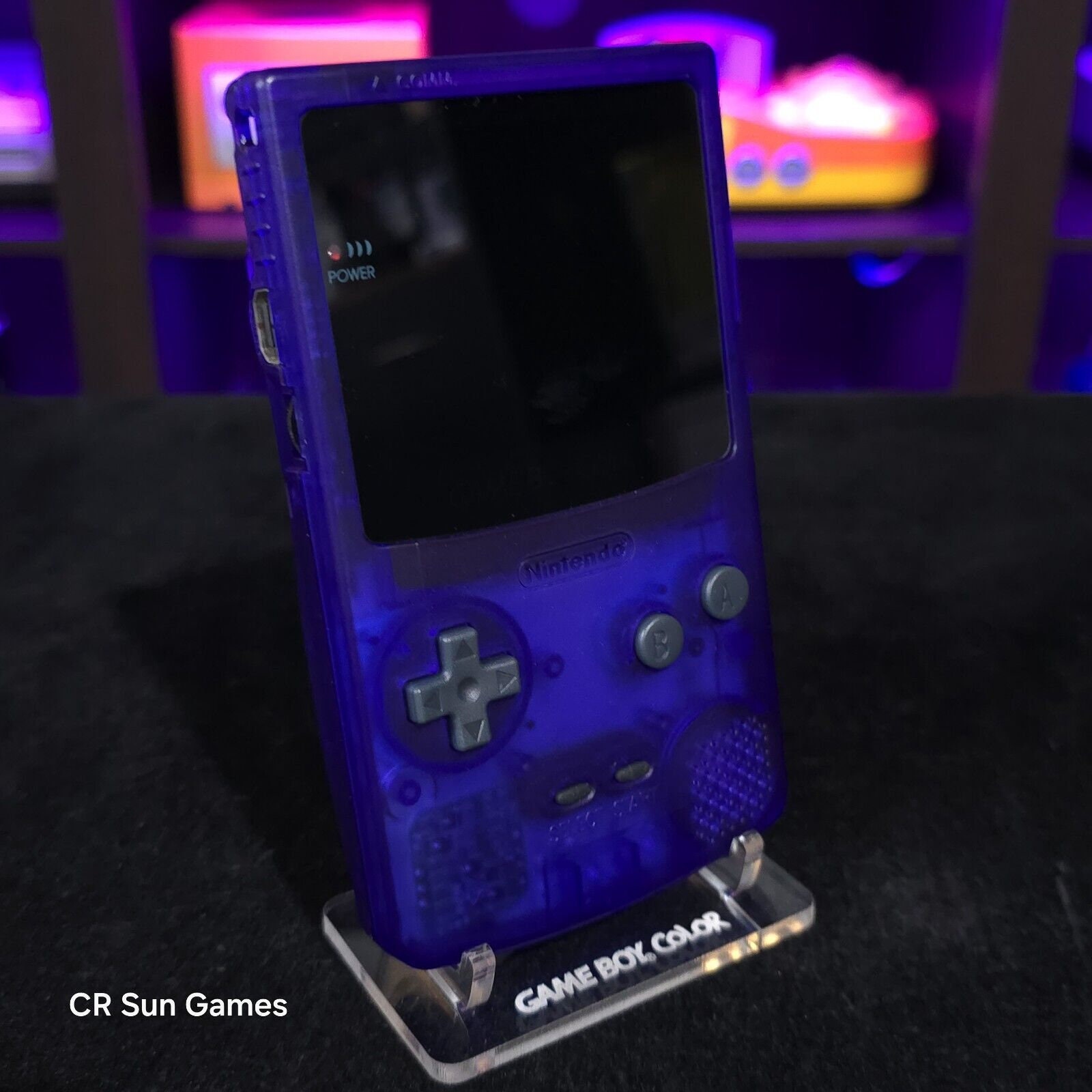 ゲームボーイカラー GAMEBOYCOLOR Game Boy Color Grape Nintendo Game Boy Color Nintendo Gameboy Color Colour Game Boy BACKLIT IPS Q5 GBC