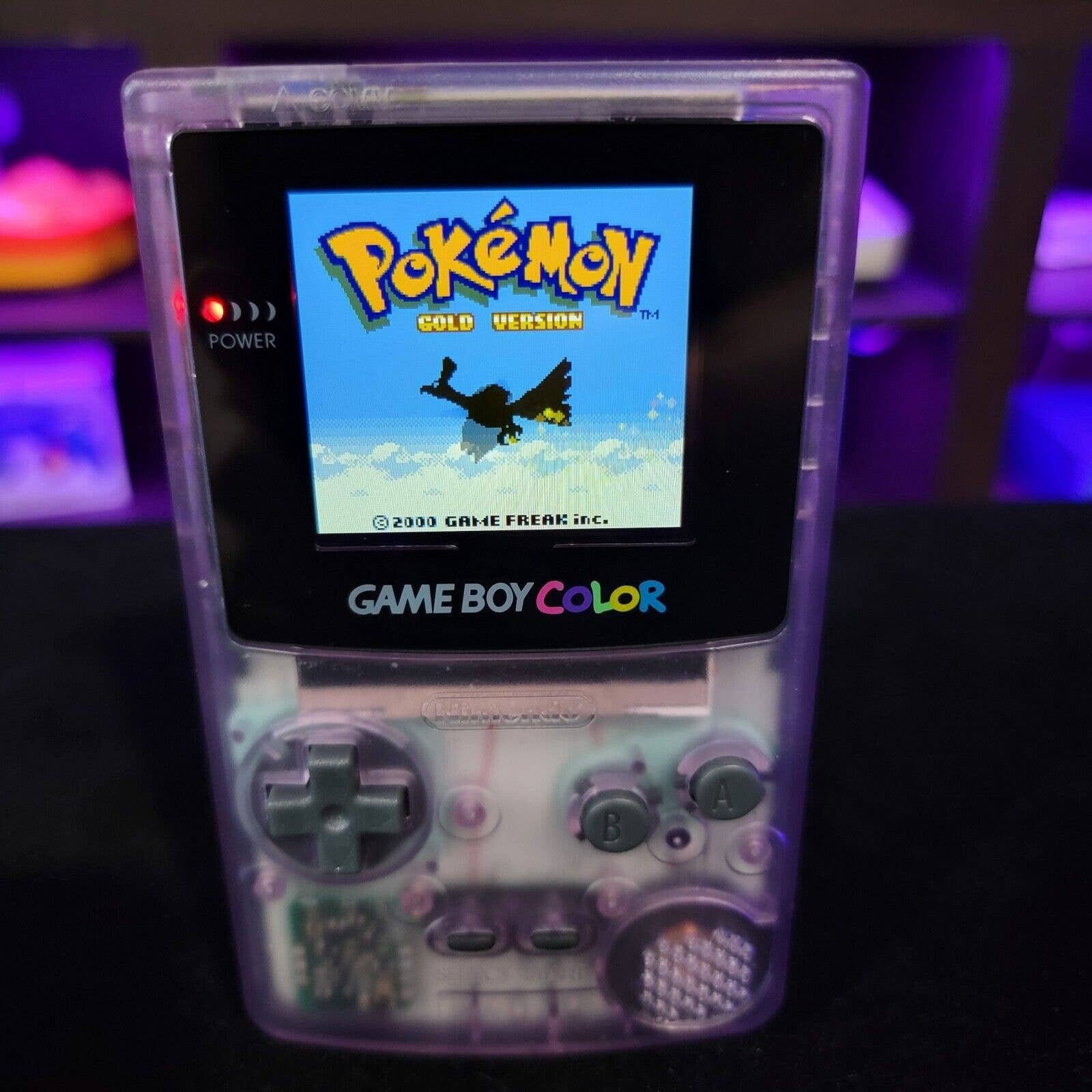 Atomic Purple Gameboy Color IPS Console Backlit LCD Screen GBC