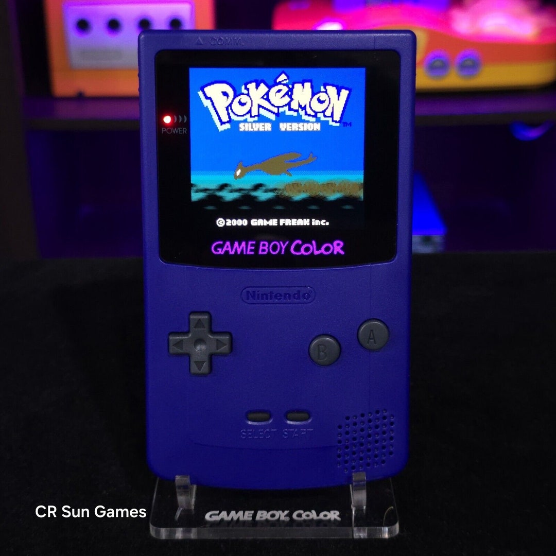 Purple Gameboy Color Console OLED Touch Screen USB-C Rechargeable ...