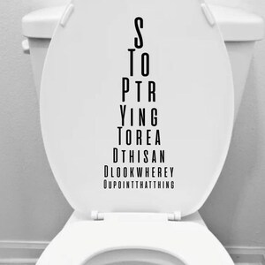 Stop Trying To Read This Funny Eye Test (Digital File)
