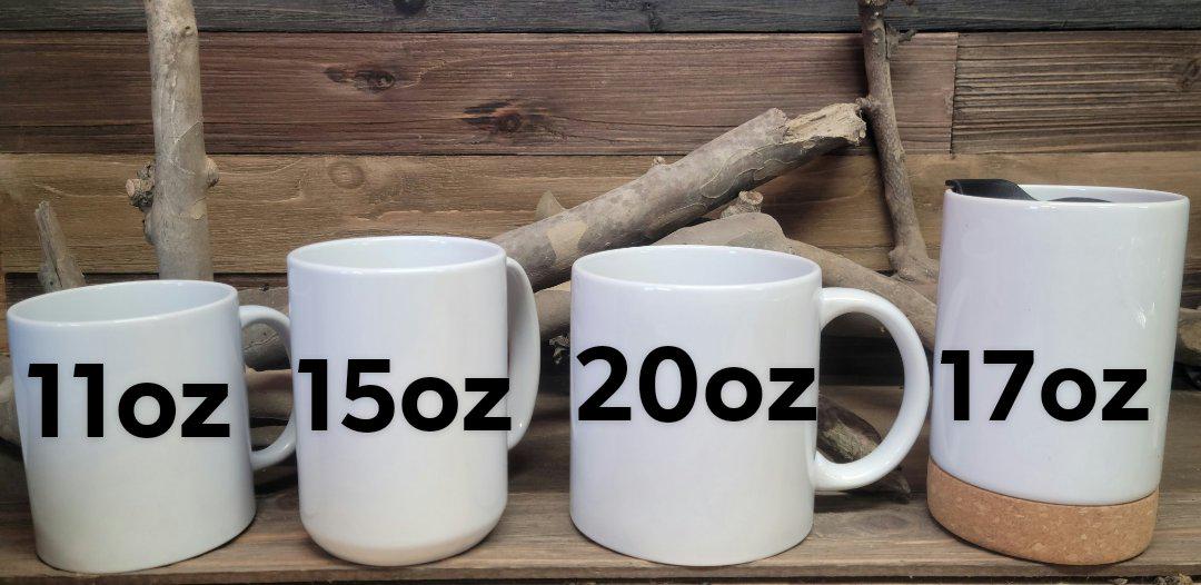 16 or 20 oz coffee mug Custom 16 oz. Ceramic Bistro LazerMug main image 0