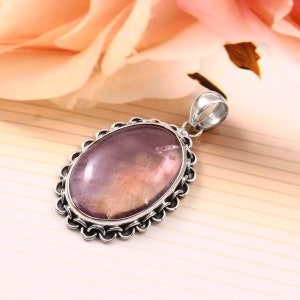Natural Ametrine Stone pendant ,925 sterling silver pendant , Desinger Pendant,Bhirtday gift ,anniversary gift,lovely pendent gift for her,