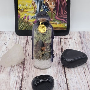 Spell Jars/ Empath Protection/ Intentions Jars/Witches Jars/ Magical Tools/ Altar Supplies and more