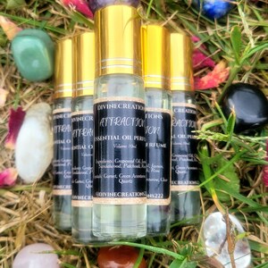 Attraction Essential Oil Perfume/ Roll On Perfume/ Natural Fragrance/ Anointing Oil/ Money Oil/ Witch Craft/ Spell Oil