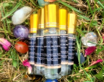 Perfume de óleo essencial Chillax: sândalo, laranja, eucalipto, patchouli