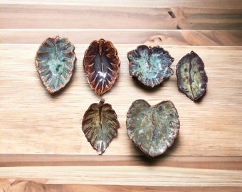 Ceramic Leaf Tray, Centerpiece, Spoon Rest, Fruit Bowl, Multi-Use Ceramic Art