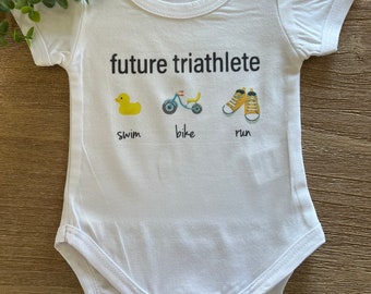 Future triathlete - baby bodysuit