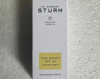 Dr. Barbara Sturm Sun Drops SPF 50 New Deluxe Travel Size .33oz