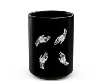 Berserk Anime Mug | Seinen Manga, Kentaro Miura, Guts Aesthetic, Home decor, Brand of Sacrifice, Black Ceramic 11oz and 15oz, coffee cup