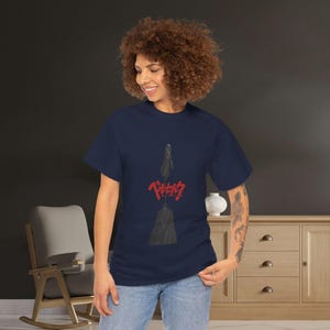 Berserk Anime T-Shirt- Guts 'Dual' tee, Kentaro Miura, Manga Apparel ,Brand of Sacrifice, Manga Apparel, 90s Graphic Tee, Unisex, Japanese image 4