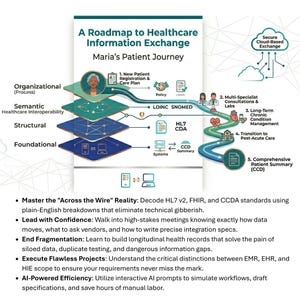 Capacitación interactiva en HCE, guía de interoperabilidad para profesionales de TI de salud (incluye agente de IA profesional capacitado)