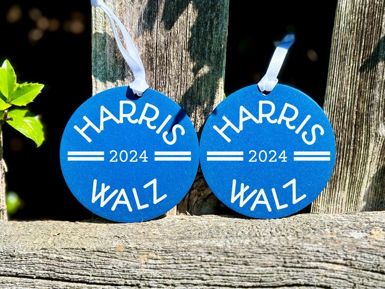 Harris Walz Ornament, Kamala for President Christmas Decor, Madam