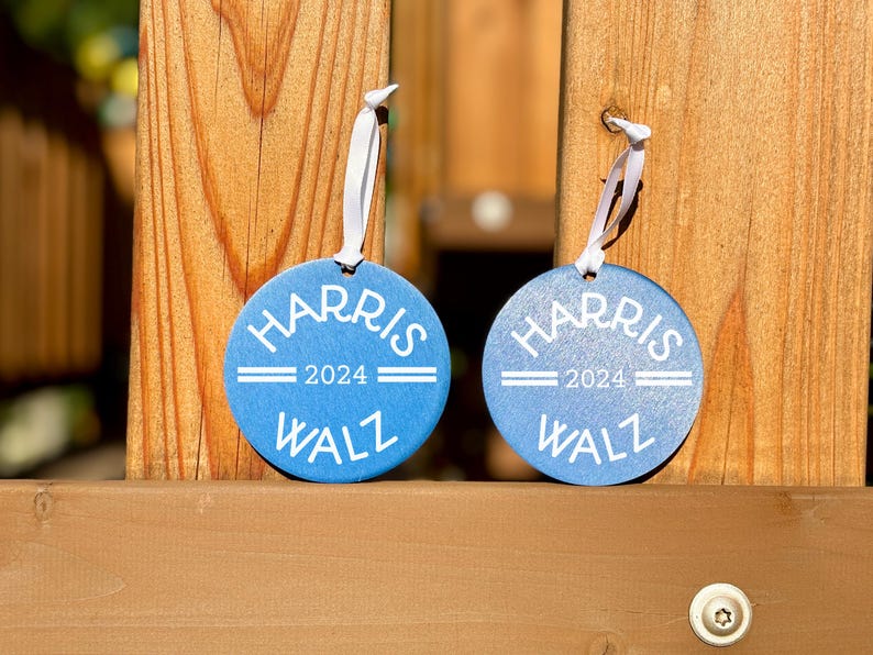 Harris Walz Ornament, Kamala for President Christmas Decor, Madam