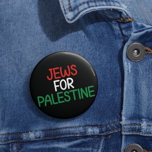 Jews For Palestine Button, Pro Palestinian Jewish Activist Pin, Gift for Social Justice Activist, Save Palestine, Free Gaza, Ceasefire