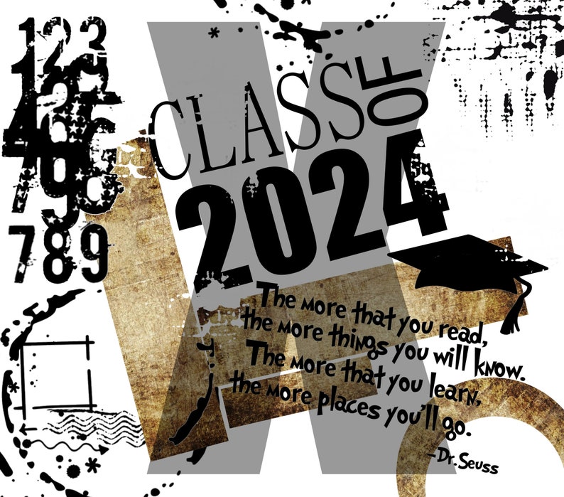 Class of 2024 Tumbler Wrap Class of 2024 PNG Sublimation Etsy Hong Kong