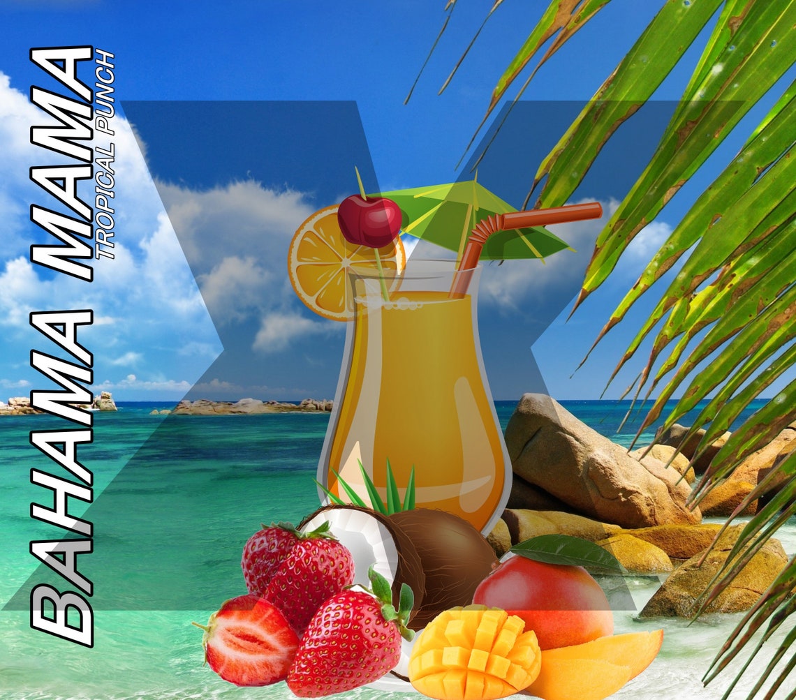 Stunning Bahama Mama In A Can Background Concept Stunning Bahama Mama In A Can Background Concept