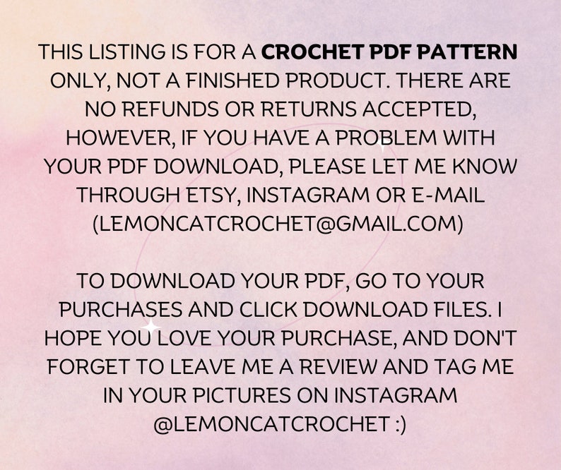 Selene the Bat Amigurumi Crochet Pattern PDF image 2