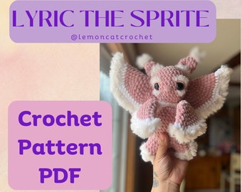 Lyric the Sprite Amigurumi Crochet Pattern PDF