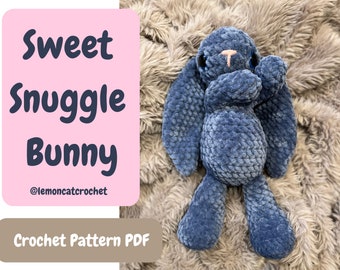 Sweet Snuggle Bunny Amigurumi Crochet Pattern