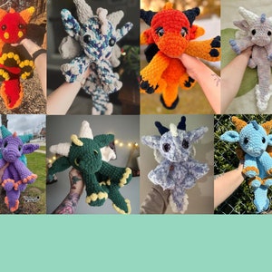 Cato the Dragon Snuggler/Lovey Amigurumi Crochet Pattern image 5