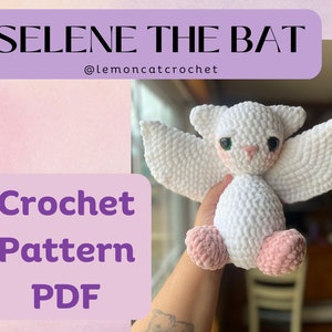 Selene the Bat Amigurumi Crochet Pattern PDF image 1