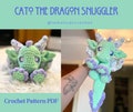 Cato the Dragon Snuggler/Lovey Amigurumi Crochet Pattern