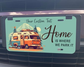 Matrícula personalizada para autocaravana: el hogar es donde la estacionamos