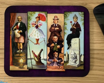 Alfombrilla de ratón de Disney, La mansión encantada, Halloween, retratos de habitaciones que se estiran - Material de oficina y decoración del hogar