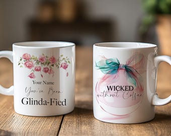 Wicked Mug: You've Been Glinda-Fied, Personalized Wizard of Oz Gift