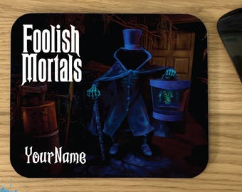 Alfombrilla de ratón de la Mansión Encantada, Hattie sin cabeza, decoración de oficina personalizada de Disney