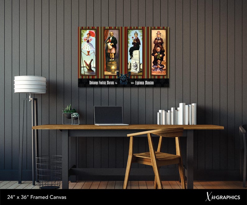 24'' x 36'' Framed Canvas
Haunted Mansion
Stretching Portraits