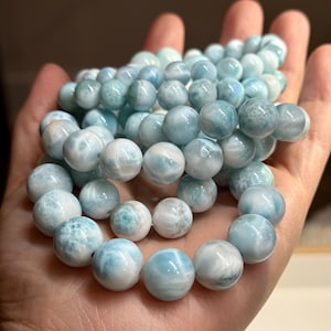 レア ゴージャス 美麗 ラリマー ブレスレット ドミニカ共和国 ドミニカ