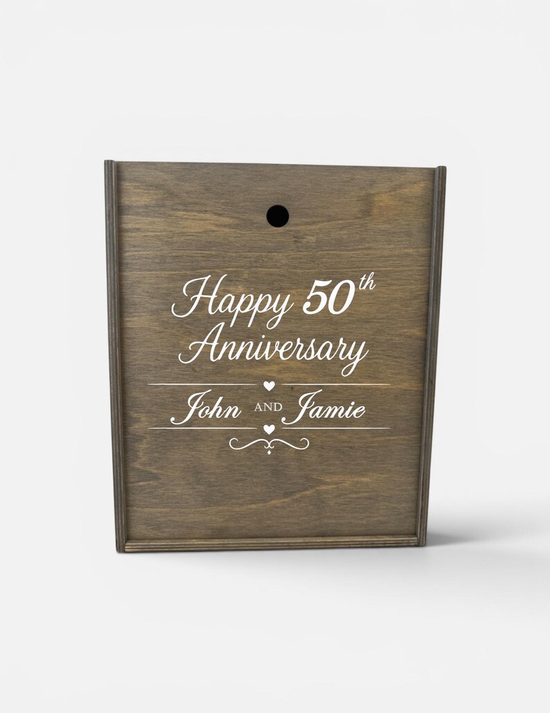 Rectangular Set Gift Box Personalized Wine Glass Gift Set Wood Box for Anniversary/engagement ...