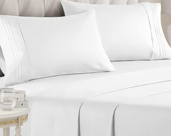 Beckham Hotel Collection Bed Pillows Standard / Queen Size Set of 2 - Pillow for Back, Stomach or Side Sleepers