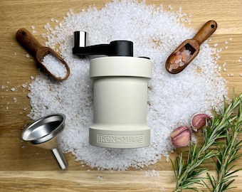 The Oyster Mill - Quality Cast Iron Salt & Pepper Mills in Oyster White