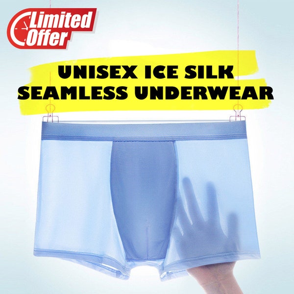 Mens Ice Silk Underwear Etsy