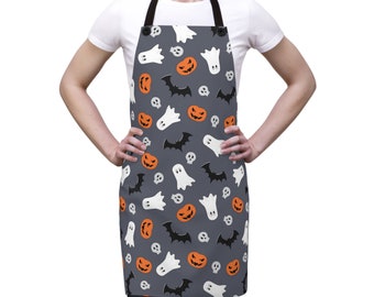 Enchanted Halloween Haunt Apron: Unleash Spooky Culinary Creativity!