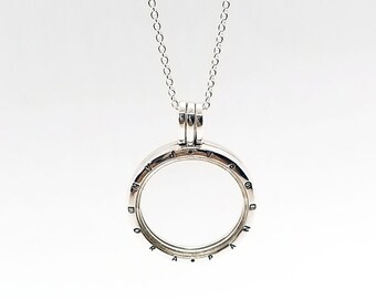 Pandora floating pendant necklace in chain new S925 ALE 60cm