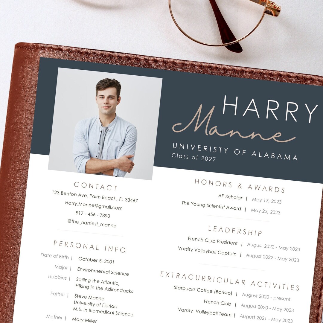 Fraternity Photo Resume Template - Il 1080xN.6207600885 2fxq 
