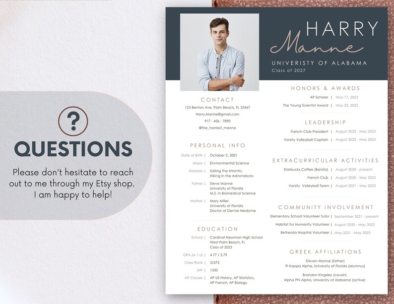 Fraternity Photo Resume Template - Il 794xN.5140606799 Lnyj 