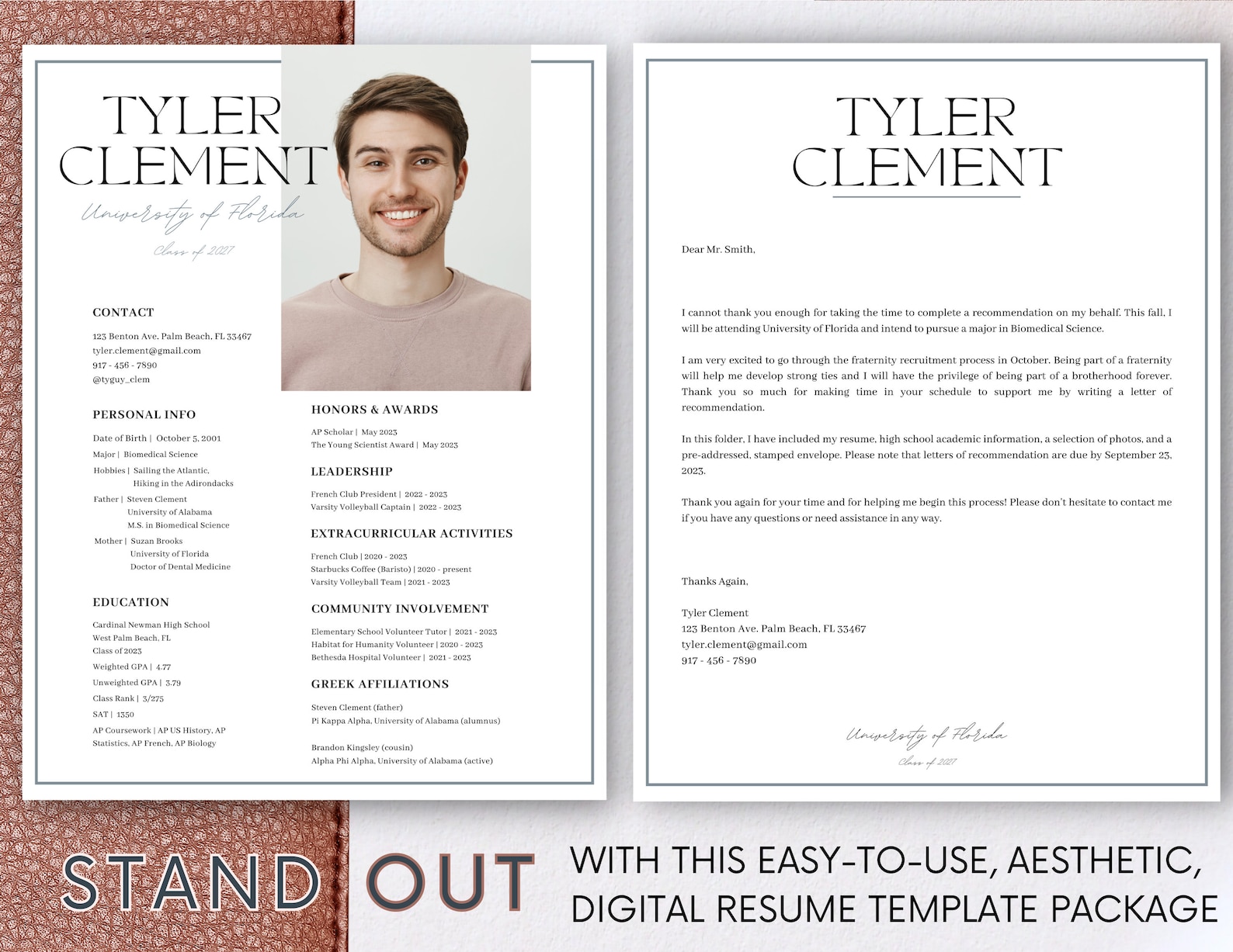 Fraternity Resume Template With - Il 1588xN.5162257927 M26q
