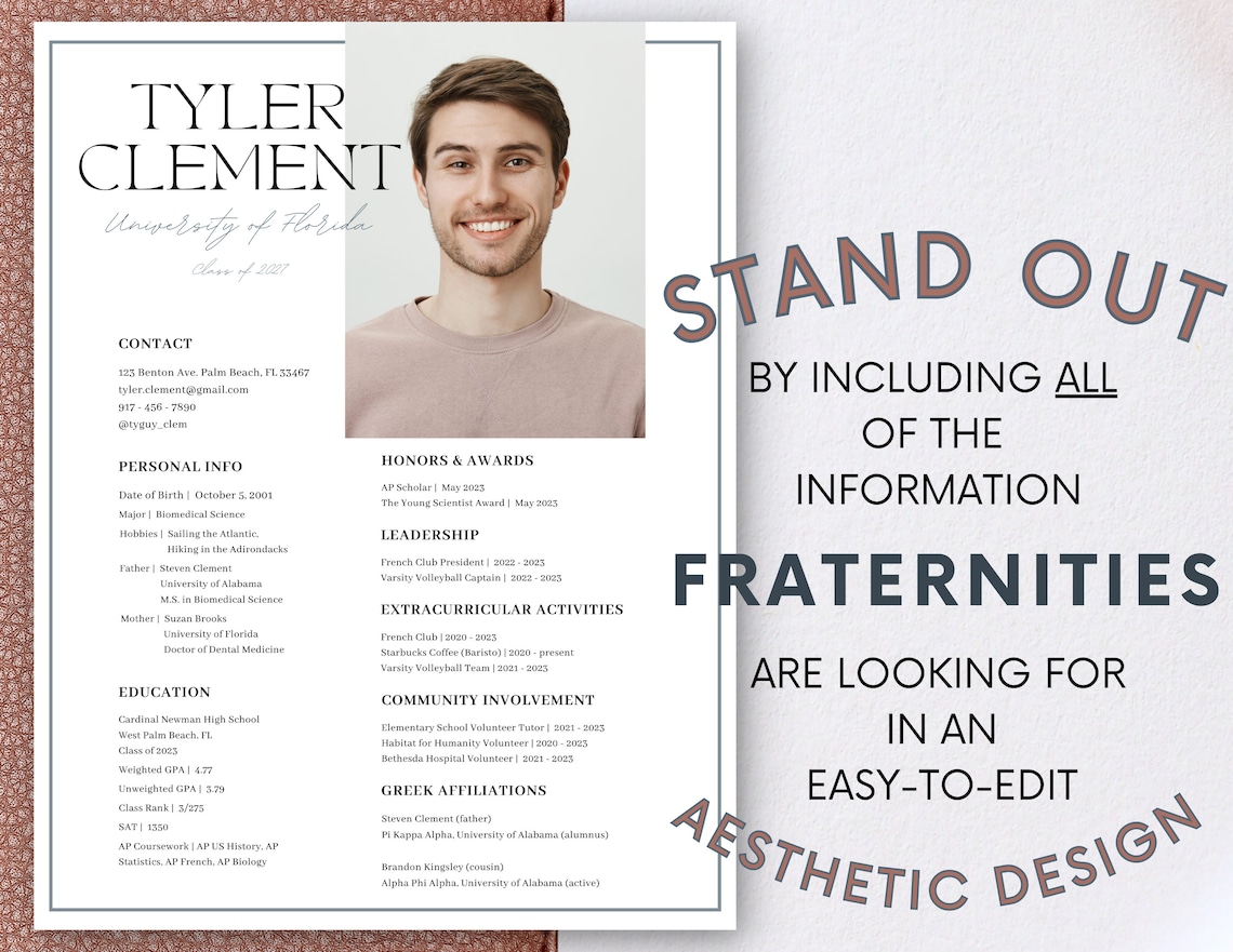 Fraternity Resume Template With - Il 1140xN.5114024846 8hsh 