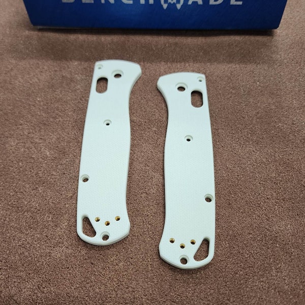 Bone white - Custom G10 Scales for Benchmade Bugout Knife 535 full size
