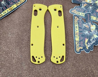 G10 Scales for Benchmade Bugout 535 Scales - Chrome Yellow
